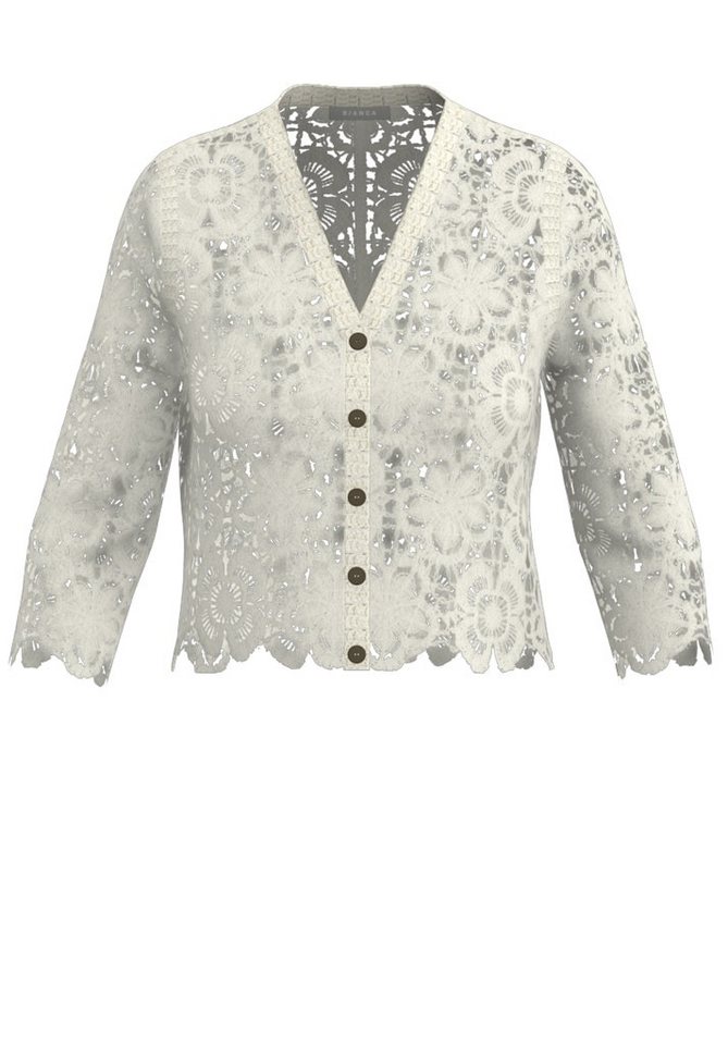 bianca Strickweste VADIS chalk von bianca
