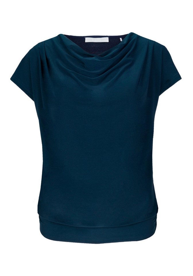 bianca Wasserfallshirt – Lockeres Kurzarmshirt mit Wasserfallausschnitt von bianca