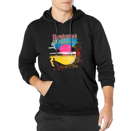 Pullover Warm Hoodies Hawkwind 'Warrior On The Edge of Time' Hoody Black L von BICCA