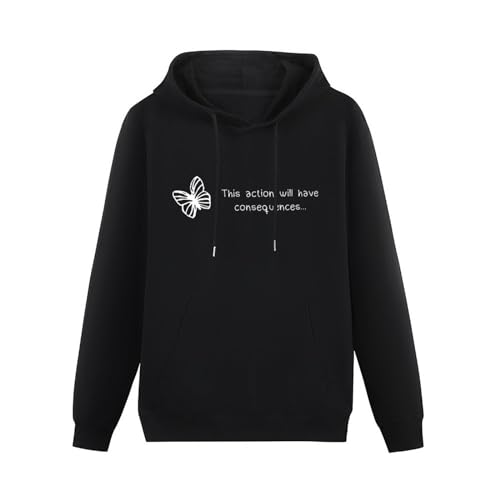 Pullover Warm Hoodies Life is Strange Hoody White Life is Strange Printeds Black M von BICCA