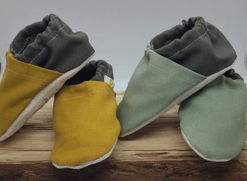 Krabbelschuhe Vegan Vegane Hausschuhe Aus Baumwolle Puschen Lauflernschuhe Barfußschuhe Krabbeln Babyschuhe Kinderschuhe Schuhe Antirutsch von bicoUnikateHHGermany
