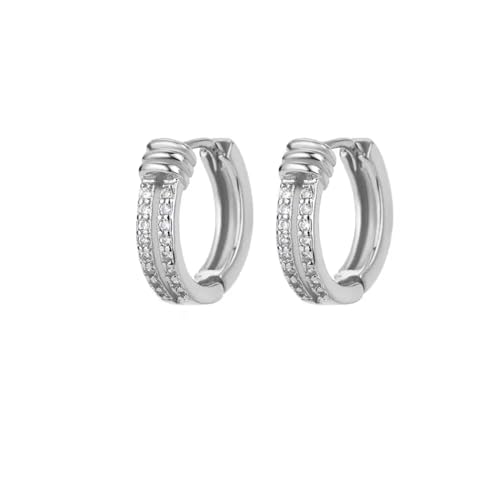 Ohrringe Ohrstecker Damen Schmuck Earrings Kleiner Quadratischer Runder Ohrring Hochzeit Für Frauen Ohrringe E3124P-14 von bicup