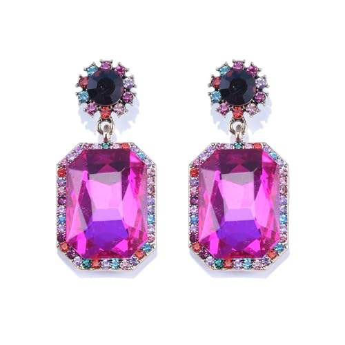 Ohrringe Ohrstecker Damen Schmuck Earrings Ohrhänger Frauen Rose Grün Ohrringe Rose von bicup