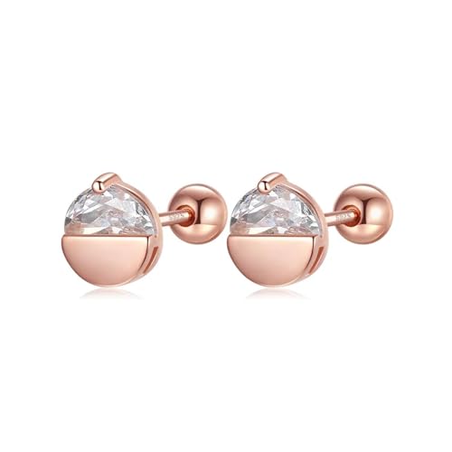 Ohrringe Ohrstecker Damen Schmuck Earrings Ohrstecker Für Frauen Kinder Mädchen Minimalistisch Roségold von bicup