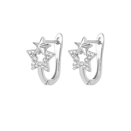 Ohrringe Ohrstecker Damen Schmuck Earrings Stern Creolen Ohrring Für Frauen Hochzeit Ohrringe E3126P-5 von bicup