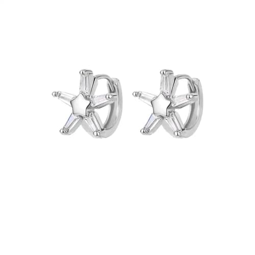 Ohrringe Ohrstecker Damen Schmuck Earrings Stern Creolen Ohrringe Für Frauen Hochzeit Ohrringe E3126P-3 von bicup