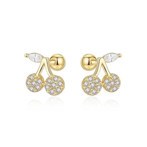 Ohrringe Ohrstecker Damen Schmuck Earrings Süße Hochzeit Ohrstecker Für Tochter Mädchen Gold von bicup