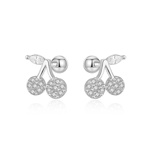 Ohrringe Ohrstecker Damen Schmuck Earrings Süße Hochzeit Ohrstecker Für Tochter Mädchen Silber von bicup