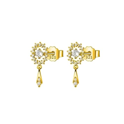 Ohrringe Ohrstecker Damen Schmuck Earrings Süßer Wassertropfen Ohrstecker Für Frauen Hochzeit Gold von bicup