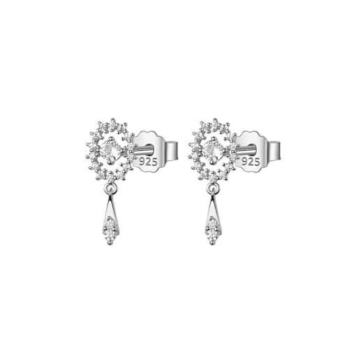 Ohrringe Ohrstecker Damen Schmuck Earrings Süßer Wassertropfen Ohrstecker Für Frauen Hochzeit Silber von bicup