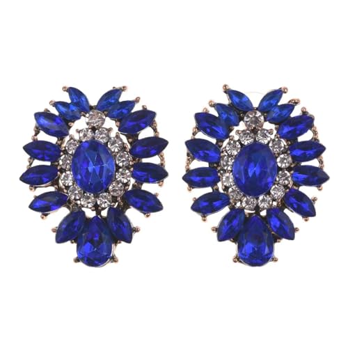 Ohrringe Ohrstecker Damen Schmuck Earrings Tropfenohrringe Für Frauen Ohrringe Party Rot Romantische Hochzeit Blau von bicup