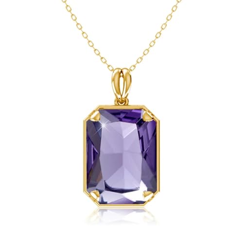 bicup Halskette Ketten Schmuck Herren Frauen Anhänger Necklace Anhänger Für Frauen Halsketten Hochzeit Amethyst von bicup