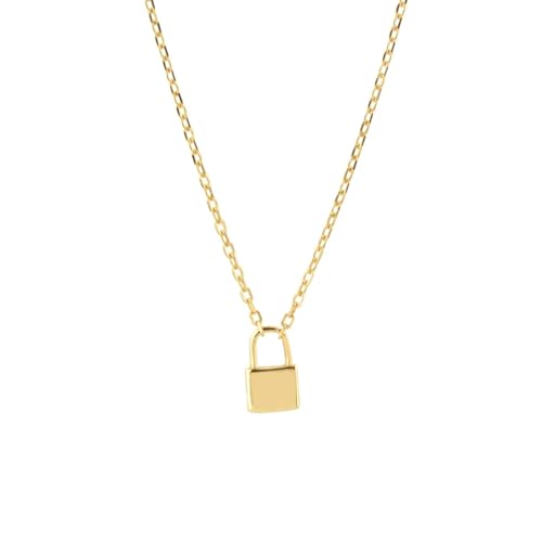 bicup Halskette Ketten Schmuck Herren Frauen Anhänger Necklace Schlüsselanhänger Lange Kette Halskette Kleine Hochzeitskette Goldlocker von bicup