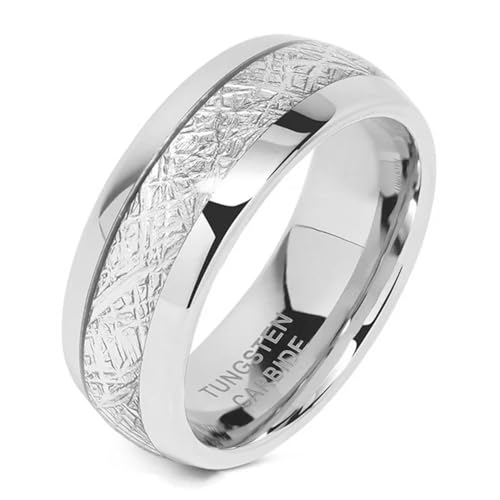 bicup Ring Ringe Damen Bijouterie Herren 8Mm Herrenring Eheringe Für Frauen 6 Silber von bicup