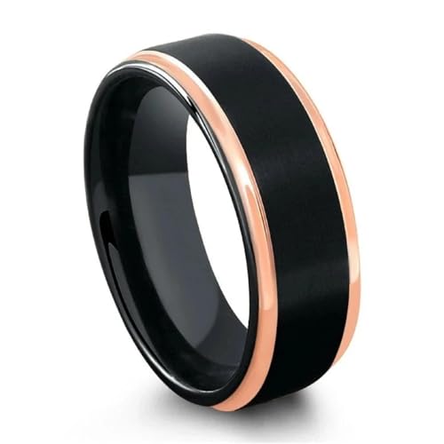 bicup Ring Ringe Damen Bijouterie Herren 8Mm Männer Ringe Einfacher Knöchelring Hochzeit Verlobung Männer Accessoires Männer Ring 13 1 von bicup