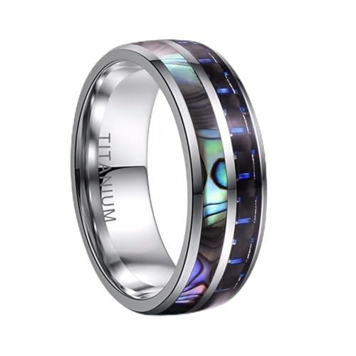 bicup Ring Ringe Damen Bijouterie Herren 8Mm Männer Ringe Muschelring Männer Hochzeit Verlobungstag 6 A von bicup