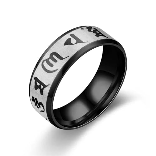 bicup Ring Ringe Damen Bijouterie Herren Einfacher Herrenring Ring Für Männer Hochzeit Verlobungsring Unisex 10 Schwarzfarbe von bicup