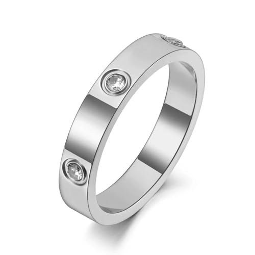 bicup Ring Ringe Damen Bijouterie Herren Jubiläumsring Ehering Für Frauen 9 Stahl von bicup
