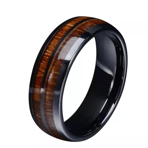 bicup Ring Ringe Damen Bijouterie Herren Klassische Ringe Für Männer Schwarz Einfache Hochzeit Verlobung Jubiläum Accessoires Herren 11 Schwarz von bicup