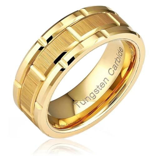 bicup Ring Ringe Damen Bijouterie Herren Männer Ringe Einfache Hochzeit Verlobung Männer Ringe Accessoires 13 Gold von bicup