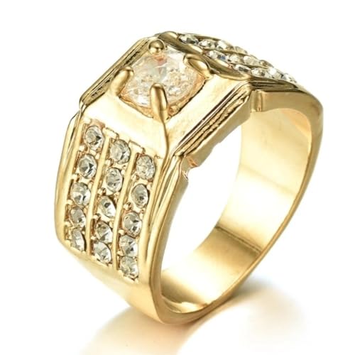 bicup Ring Ringe Damen Bijouterie Herren Männer Ringe Ringe Hochzeit Verlobung Jubiläum 10 Gold von bicup