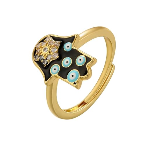 bicup Ring Ringe Damen Bijouterie Herren Ring Für Damen Dropping Opening Ring Beach Schwarz von bicup