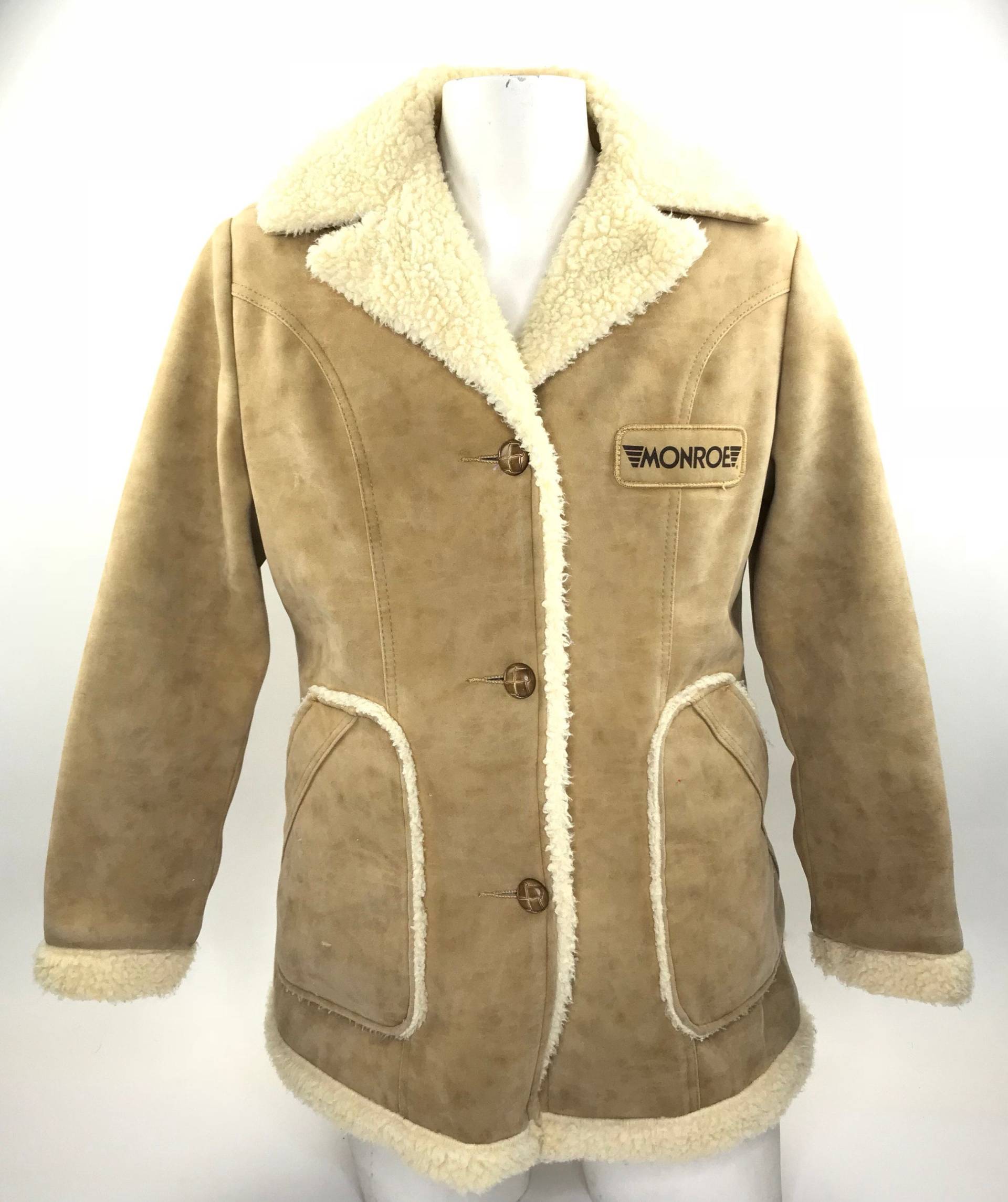 Womans Rancher Jacke Faux Shearling Marlboro Monroe Schocks Vintage 70Er Jahre Medium von bigdrift