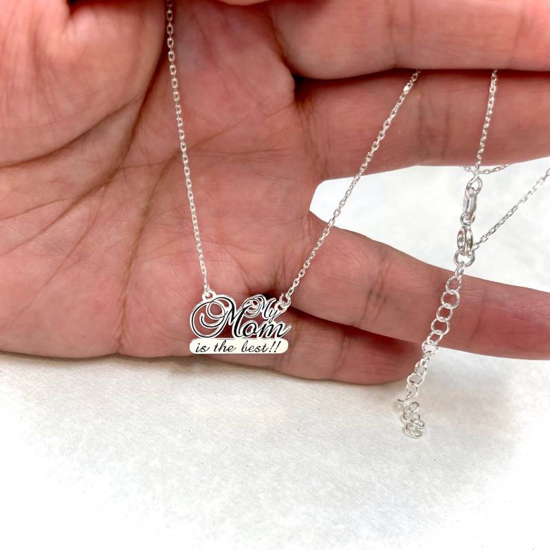 Geschenk Für Mama Halskette "Meine Ist Die Beste" Nachricht Muttertag Sterling Silber 925 Schöne Massage Mutter Geschenk Für Mama Halskette "Meine Ist Die Beste" Nachricht Muttertag Sterling Silber 925 Schöne Massage Mutter von bigsilverstars