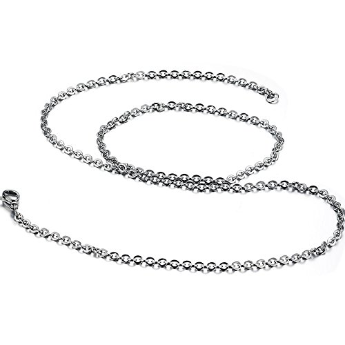 bigsoho Edelstahl Halskette Panzerkette Damen Herren Schmuck Kette 3mm bigsoho Edelstahl Halskette Panzerkette Damen Herren Schmuck Kette 3mm von bigsoho