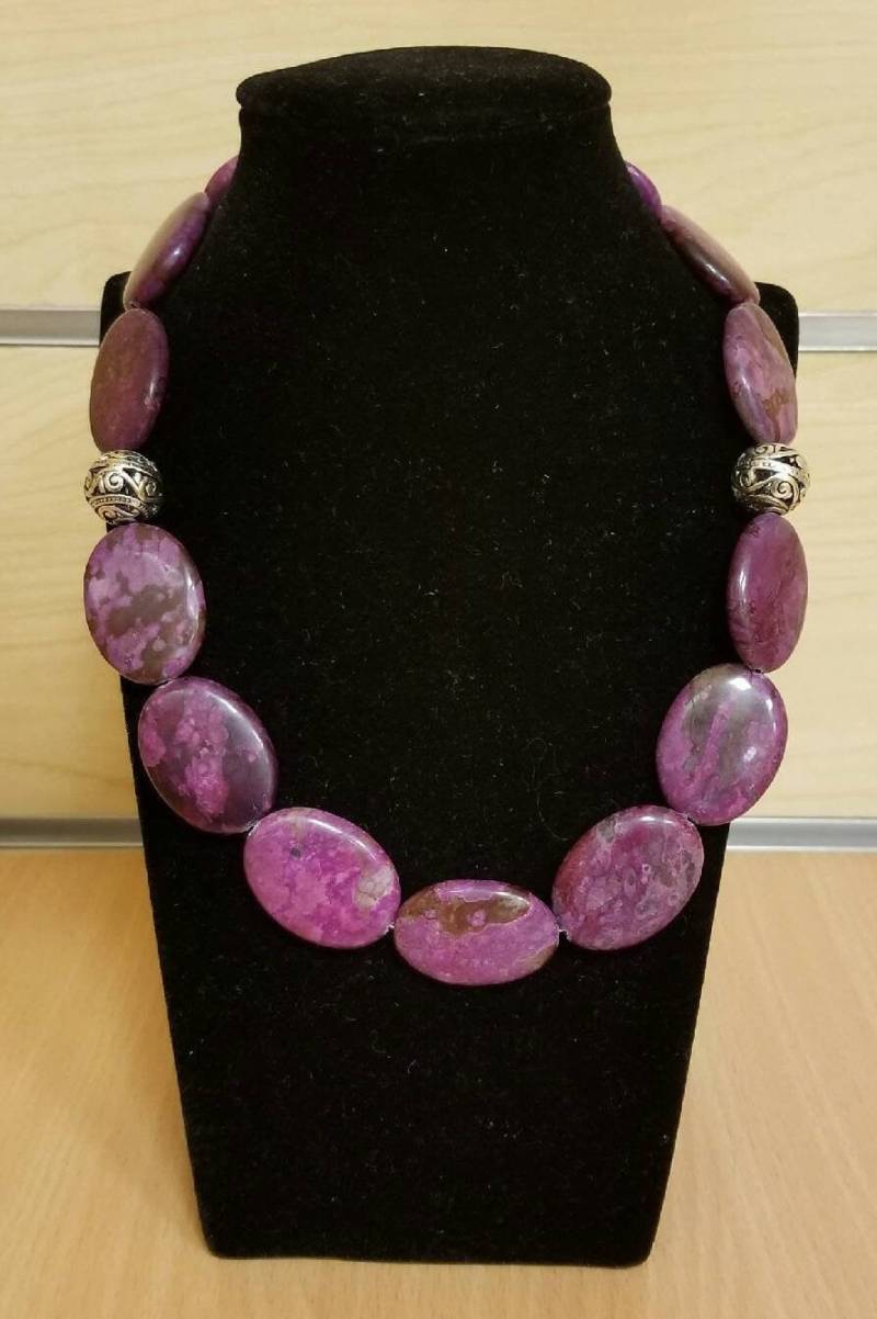 Bb15-Lila Halskette Bb15-Lila Halskette von bijouxdedelone