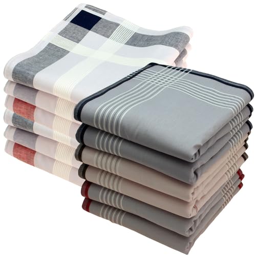 bilberry Stofftaschentücher 12 Stück ca.40x40cm reine Baumwolle Steward + Lionel von bilberry