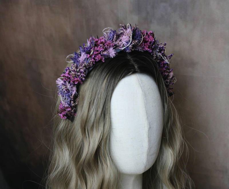 Blumenhaarreif "Drachenreiterin" von bindedeinglueck