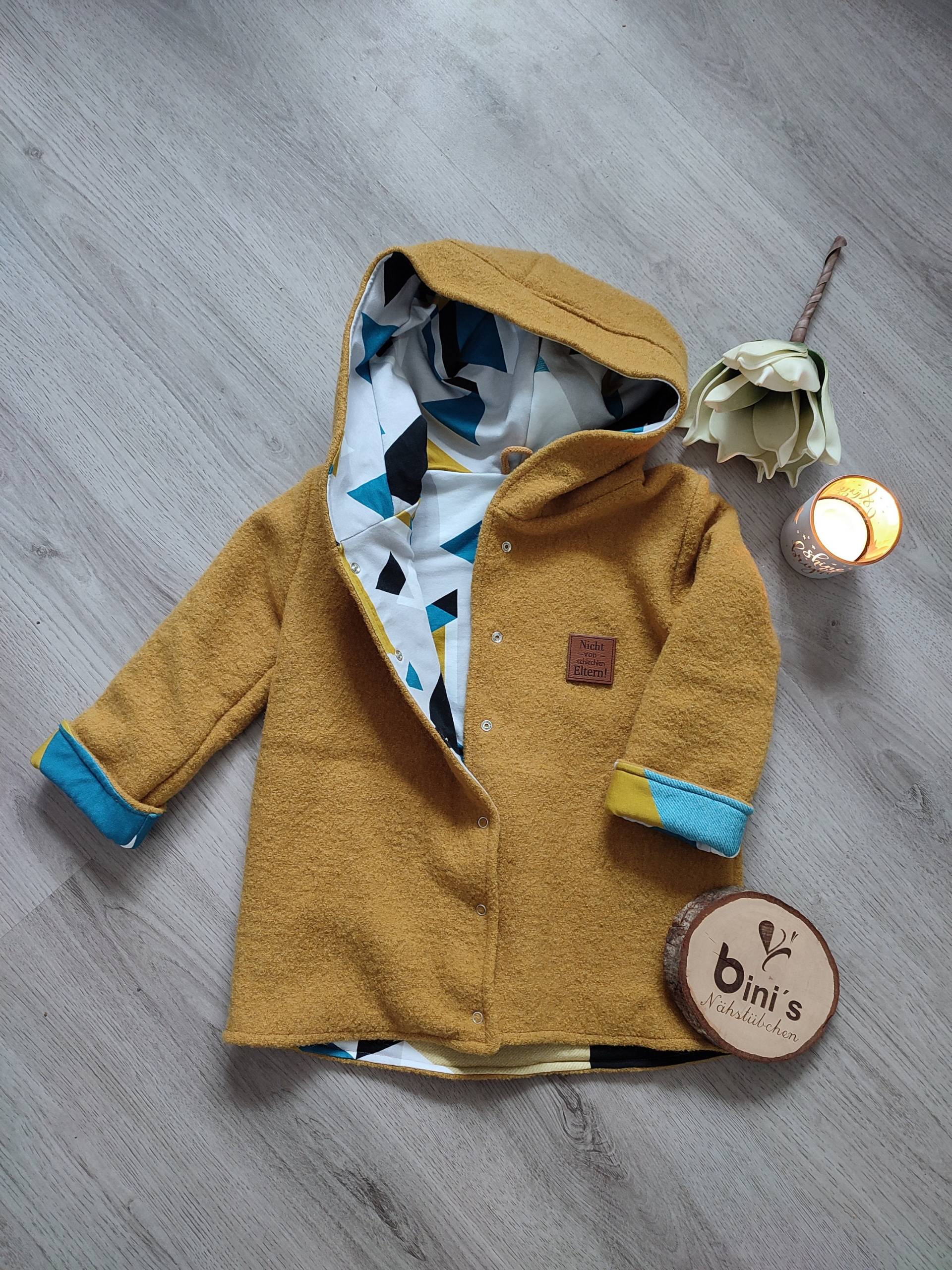 Walkjacke Größe 110 von binisnaehstuebchen