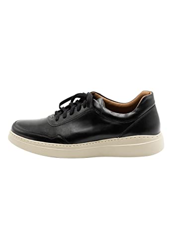 binji Herren Leder Sneakers Sneaker, Schwarz, 41 EU von binji