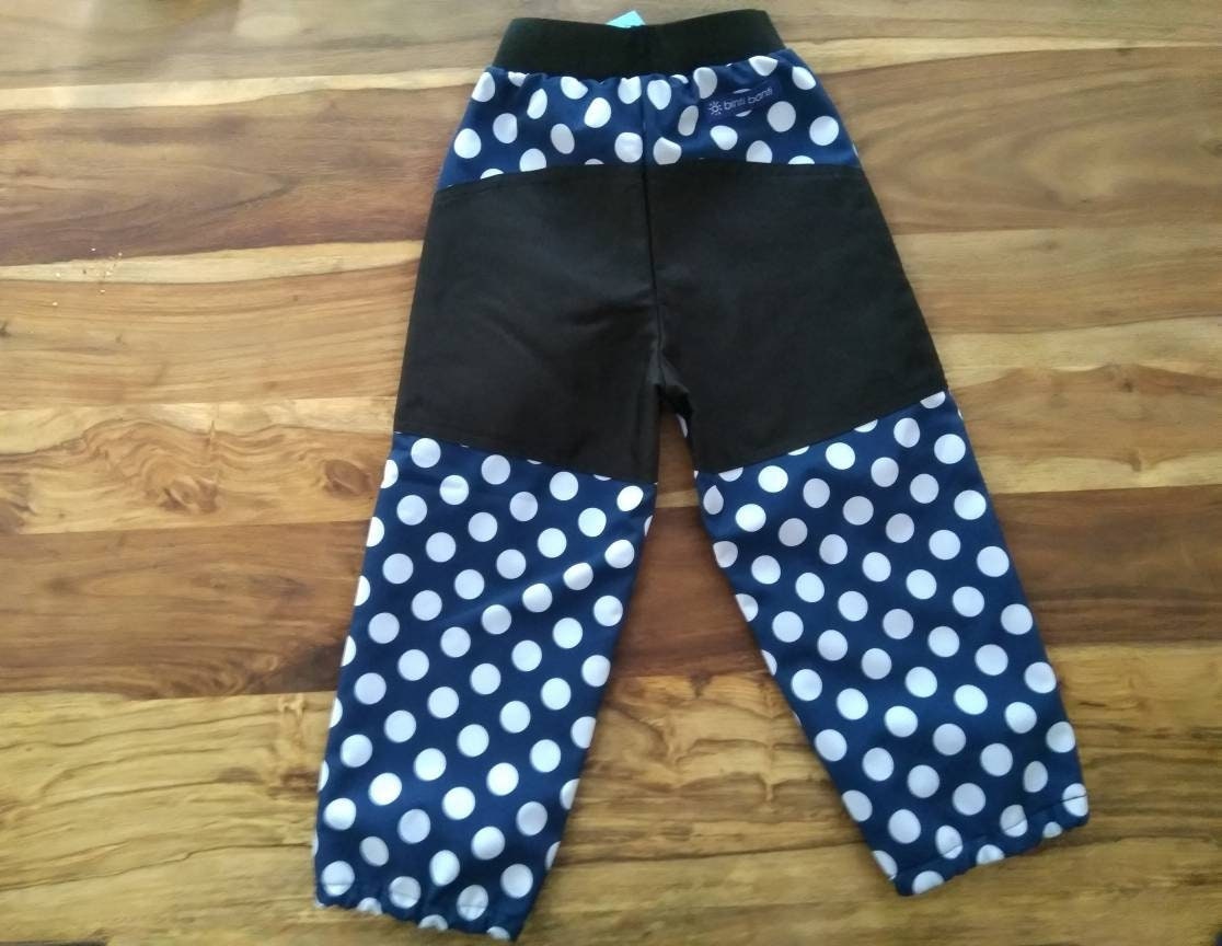 Hose Softshell, Regenhose Mit Wasserfester Verstärkung, Gr. 104 von bintibanti