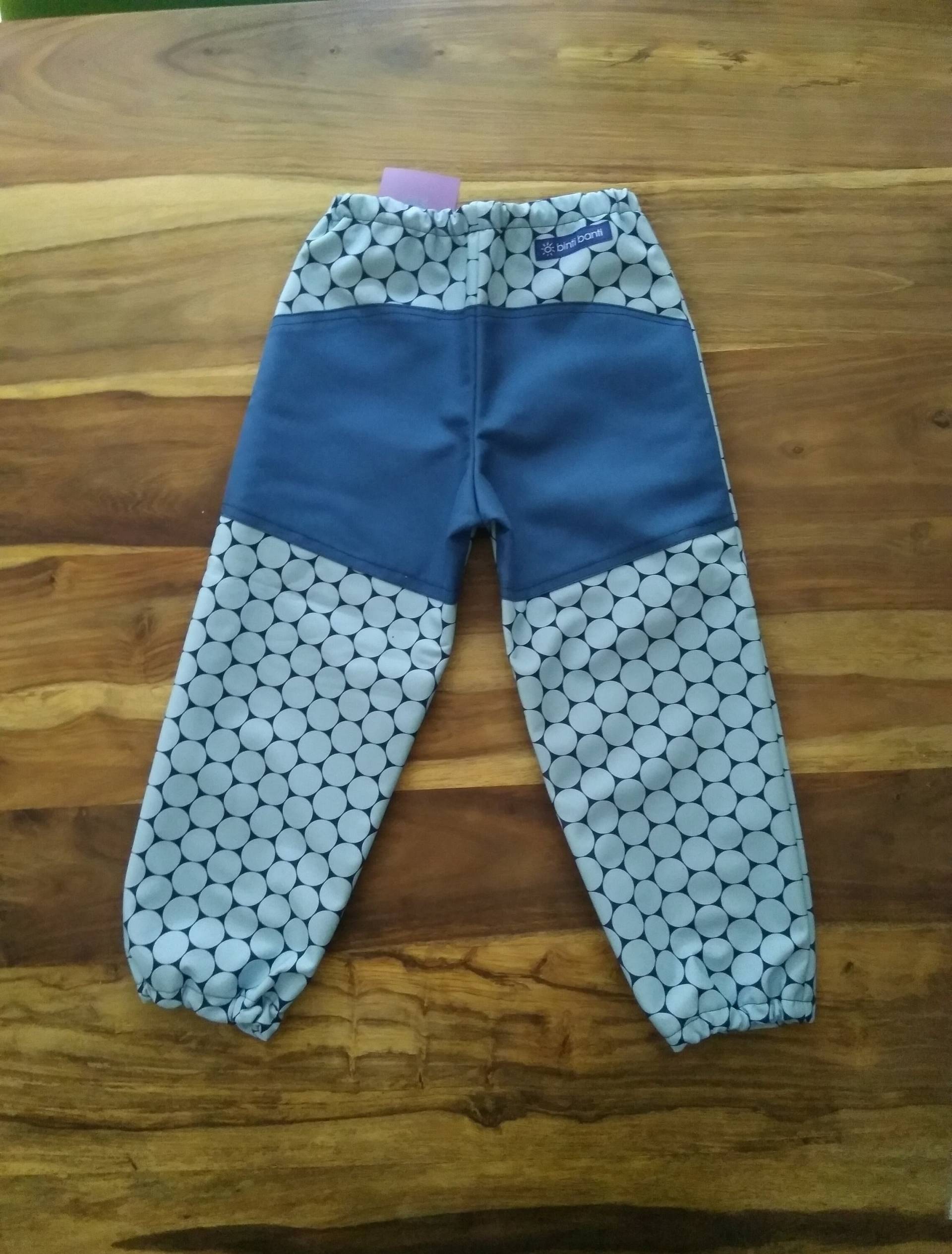 Hose Softshell, Regenhose Mit Wasserfester Verstärkung, Gr. 104 von bintibanti