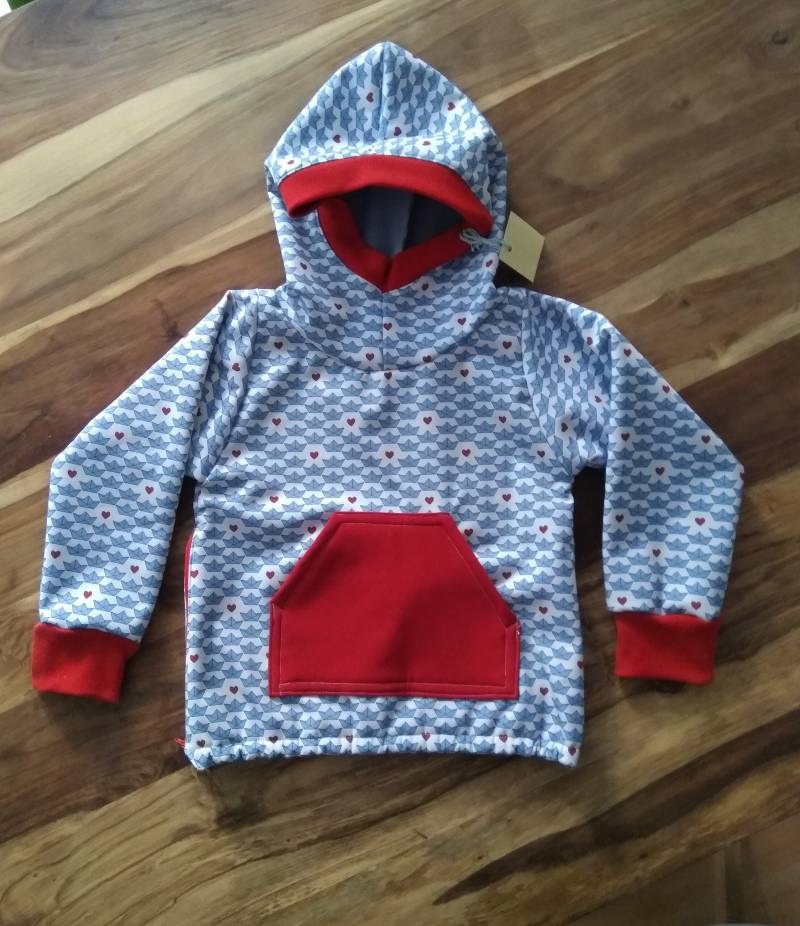 Schlupfjacke , Hoodie Softshell Gr. 104/110 von bintibanti
