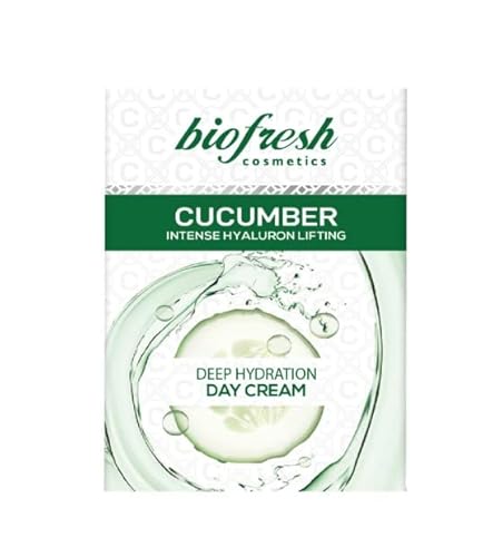 Biofresh cosmetics Cucumber tagescreme mit gurke, hyaluronsäure und panthenol, gesichtscreme damen, gesichtspflege, moisturizer, feuchtigkeitscreme, hyaluron creme gesicht, skincare 50ml von biofresh cosmetics