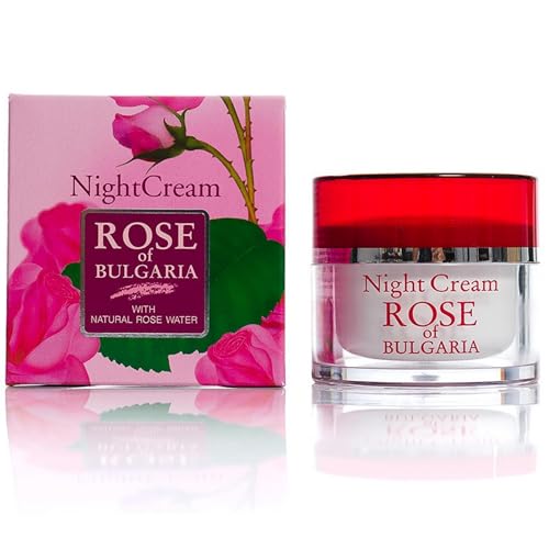 Biofresh cosmetics Rose of Bulgaria Nachtcreme , gesichtscreme für Damen mit rosenwasser , Kamille, Rosmarin , pflegende creme , gesichtspflege , skincare 50ml von biofresh cosmetics