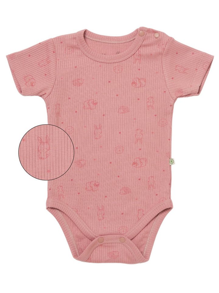 biorganic Kurzarmbody Baby Nature Relax Modal für Jungen und Mädchen Unisex Kurzarm (1-tlg) gerippte Textilstruktur (Ripp), Modal und Bio-Baumwolle, Größe 56 - 86 von biorganic