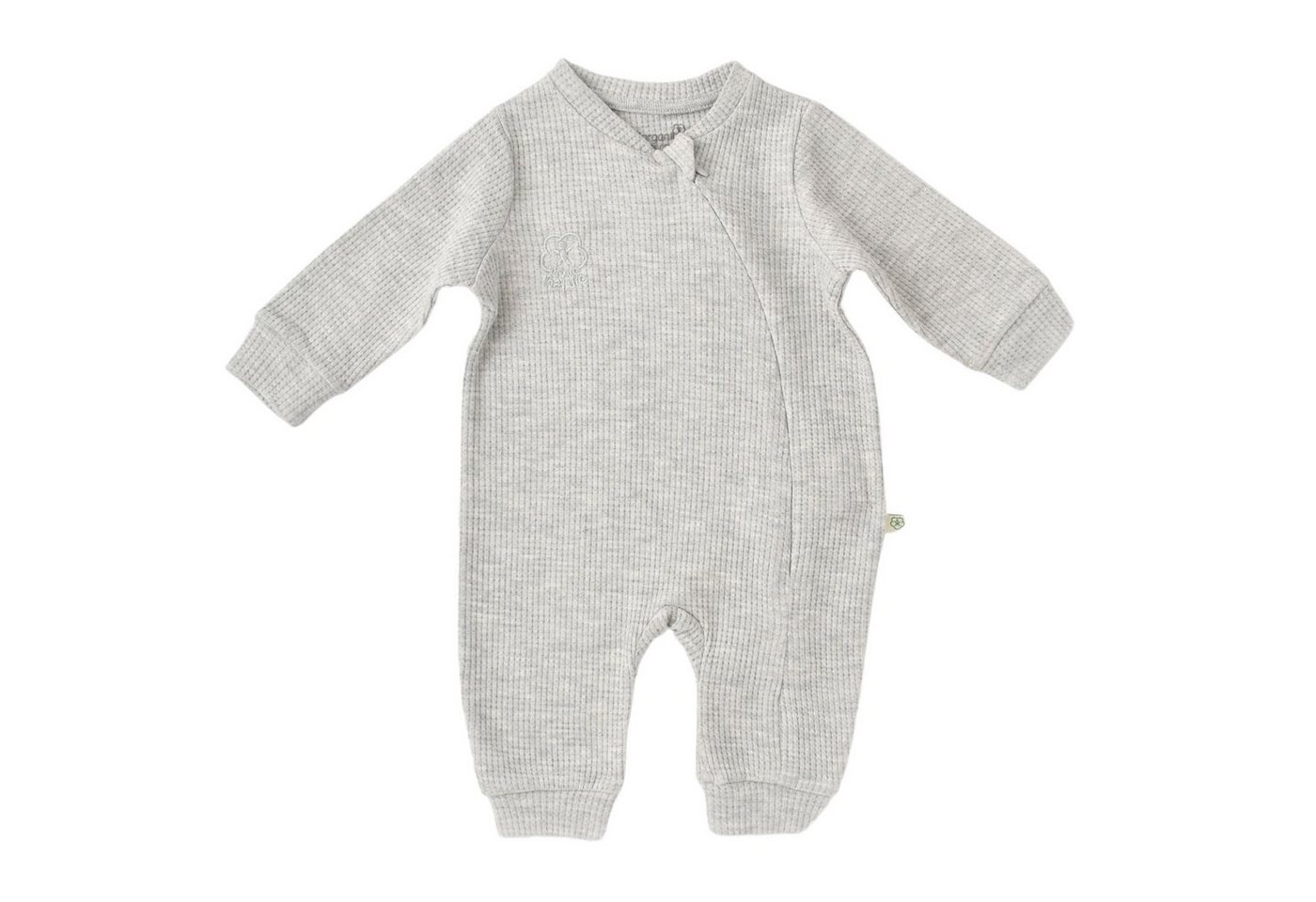 biorganic Strampler Baby Nature in Waffle für Jungen und Mädchen Unisex Langarm (1-tlg) Waffle-Struktur, 100% Bio-Baumwolle, GOTS-zertifiziert von biorganic