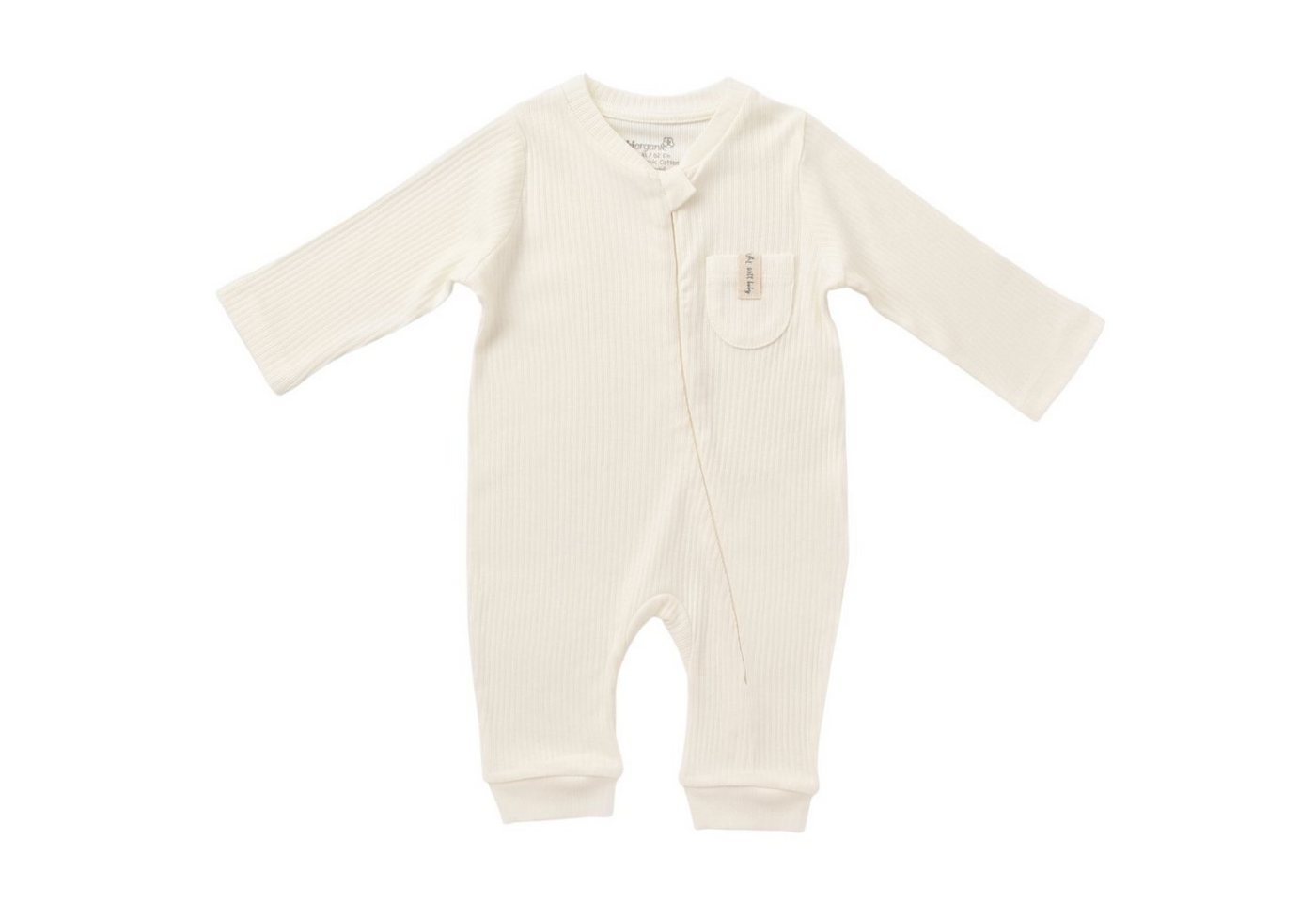 biorganic Strampler Baby Soft Modal für Jungen und Mädchen Unisex Langarm (1-tlg) gerippte Textilstruktur, 50% Modal, 50% Bio-Baumwolle, Größe 62-74 von biorganic