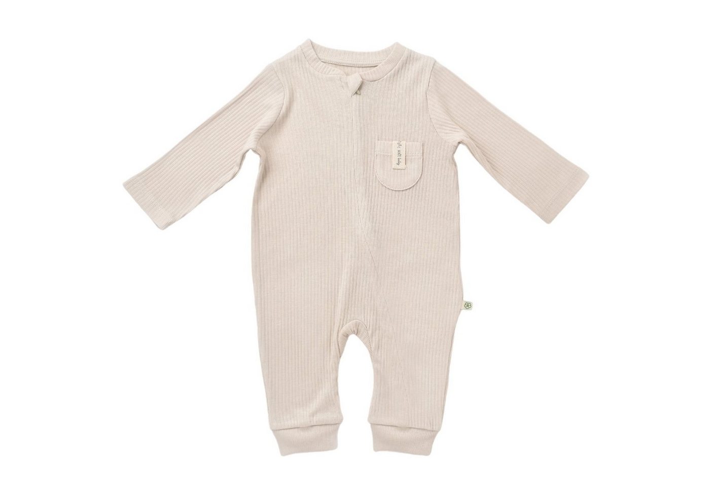 biorganic Strampler Baby Soft Modal für Jungen und Mädchen Unisex Langarm (1-tlg) gerippte Textilstruktur, 50% Modal, 50% Bio-Baumwolle, Größe 62-74 von biorganic