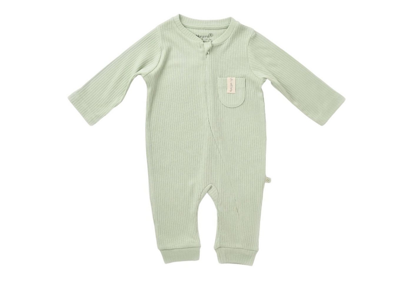 biorganic Strampler Baby Soft Modal für Jungen und Mädchen Unisex Langarm (1-tlg) gerippte Textilstruktur, 50% Modal, 50% Bio-Baumwolle, Größe 62-74 von biorganic