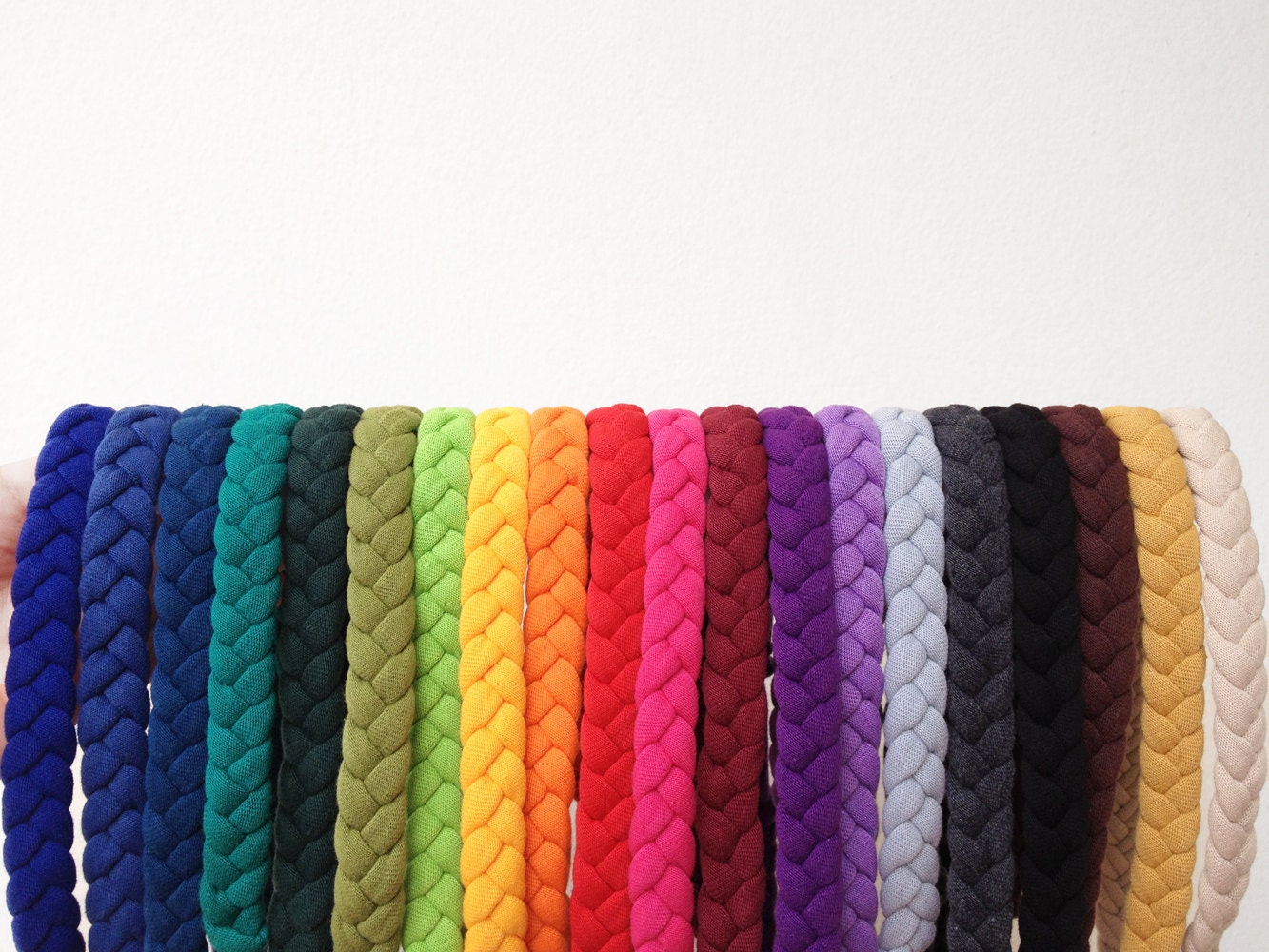 3Er Set Verstellbares Geflochtenes Stirnband, Stirnband Set, Bequemes Sport Geflochtener Armband Stapel, Yoga von birdienumnumshop