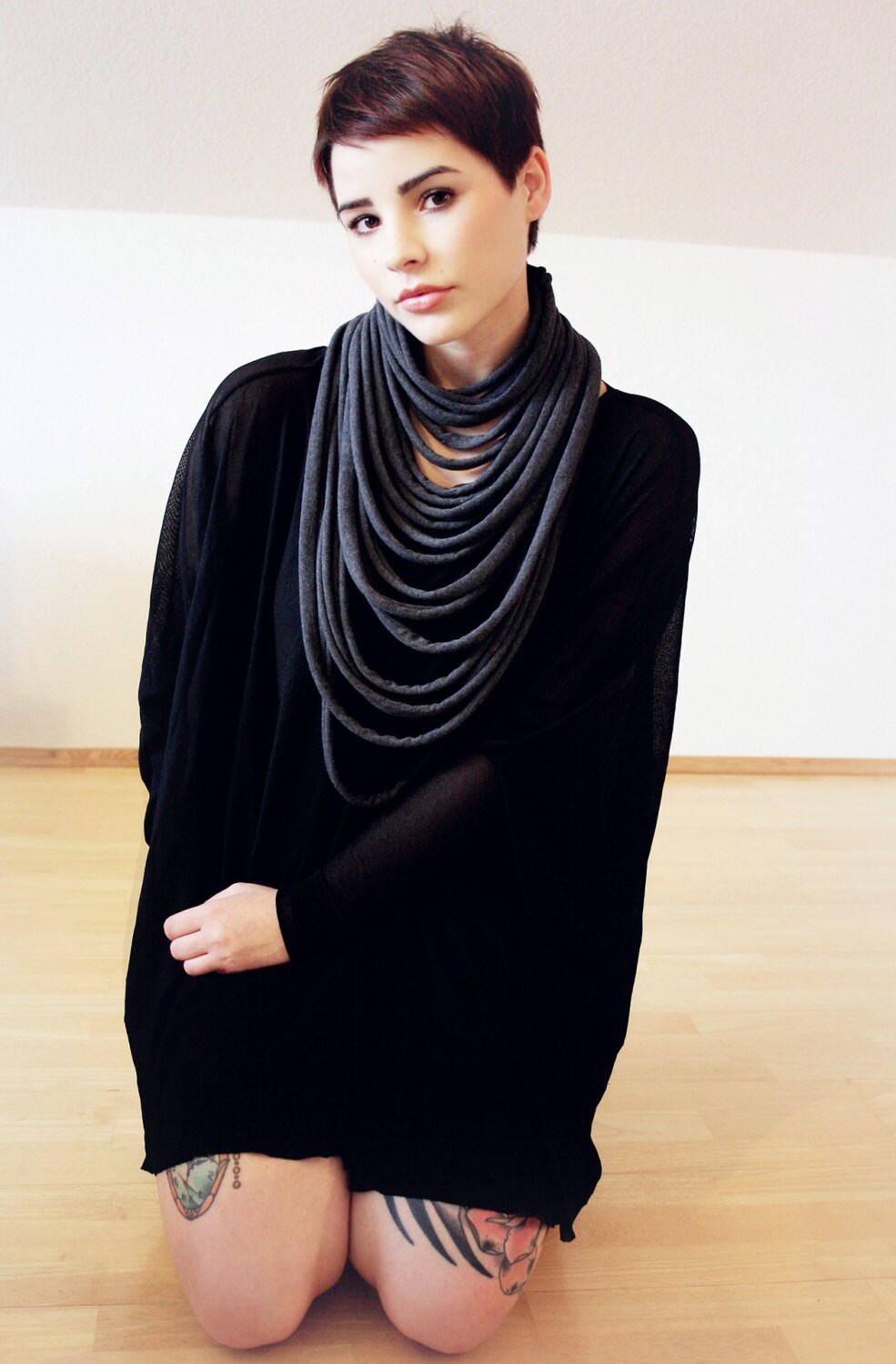 Lagen Schal, Schal Doppellagig, Doppellagig von birdienumnumshop