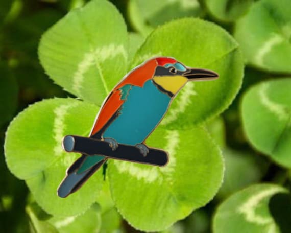 Anstecker Bienenfresser - Pin Bee-Eater Anstecker Bienenfresser - Pin Bee-Eater von birdsandpins