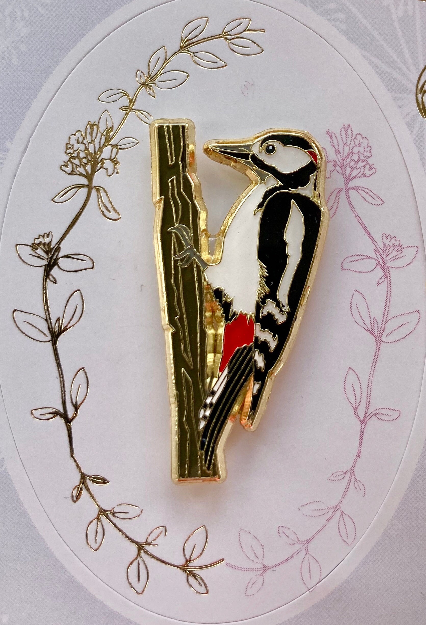Pin Buntspecht Für 6, 00 Euro - Showing A Woodpecker For Pin Buntspecht Für 6, 00 Euro - Showing A Woodpecker For von birdsandpins