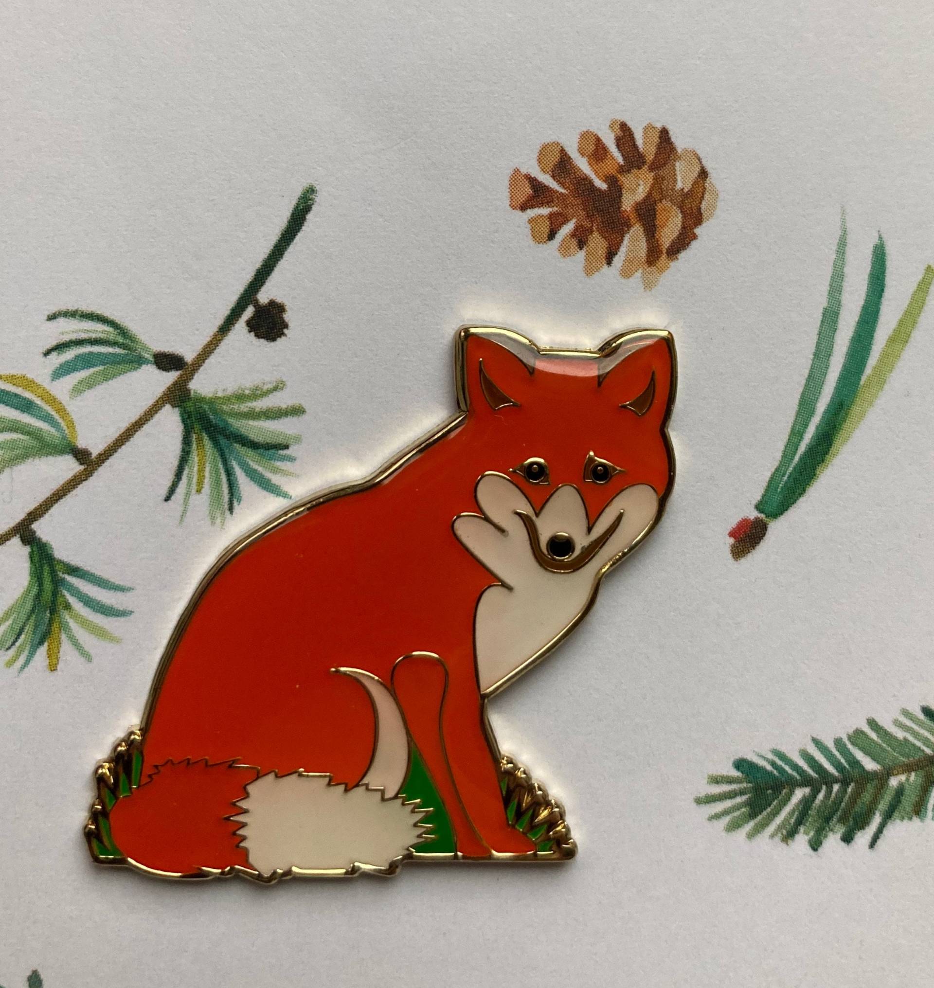 Pin Fuchs | Pin Red Fox Pin Fuchs | Pin Red Fox von birdsandpins