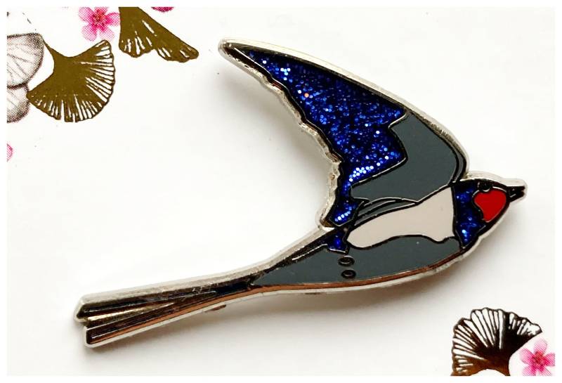 Pin Rauchschwalbe - Barn Swallow Pin Rauchschwalbe - Barn Swallow von birdsandpins